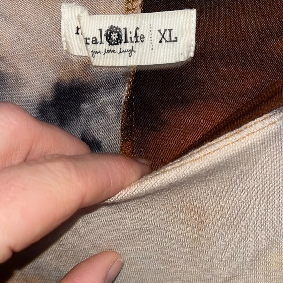 Natural Life Tie-Dye Long Sleeve Swing Dress - Picture 4 of 5